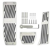 copripedali antiscivolo Per BMW Serie 3 5 E30 E32 E34 E36 E38 E39 E46 E87 E90 E91 X5 X3 Z3 Resto Piede Carburante Freno Pedale Gas Pastiglie Coperture Accessori Auto Gomma(A Punch (AT))