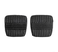 Copripedali Auto Neri Misura 8x5cm per Nissan | Gomma , antiscivolo, sicurezza massima, per facile installazione, colore nero