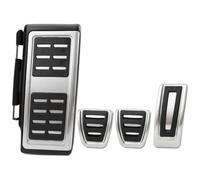 Copripedali Auto Pedali Copri Pedale Freno E Acceleratore Antiscivolo In Acciaio Inossidabile Per VW Caddy SB 2018 2019 2020 2021 2022 2023 2024 2025(3PIECE1)