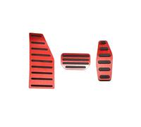 Copripedali Auto Pedali Copri Pedali Freno Carburante Acceleratore Poggiapiedi Cuscinetti Antiscivolo Per Suzuki Per Jimny Per Sierra JB64 JB74 2019 2022(AT and Rest Red)