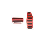 Copripedali Auto Pedali Copri Pedali Freno Carburante Acceleratore Poggiapiedi Cuscinetti Antiscivolo Per Suzuki Per Jimny Per Sierra JB64 JB74 2019 2022(AT 2PIECE Red)