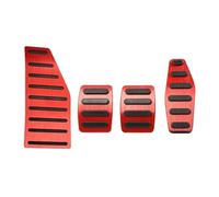 Copripedali Auto Pedali Copri Pedali Freno Carburante Acceleratore Poggiapiedi Cuscinetti Antiscivolo Per Suzuki Per Jimny Per Sierra JB64 JB74 2019 2022(MT and Rest Red)