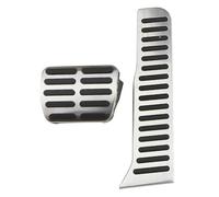 Copripedali Auto Pedali Copripedale In Acciaio Inox Per Auto Xburstcar Per VW CC Per Passat B6 B7 R36 R Line Per Skoda Per Superb(AT Without Rest)