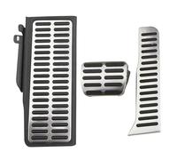 Copripedali Auto Pedali Copripedale In Acciaio Inox Per Auto Xburstcar Per VW CC Per Passat B6 B7 R36 R Line Per Skoda Per Superb(AT With Rest Pedal)
