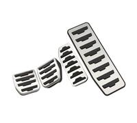 Copripedali Auto Pedali Per Jaguar E Pace Poggiapiedi Pedale l Freno ll'acceleratore Pedali Per Range Rover Evoque Discovery Sport(4Pcs Mt with rest)