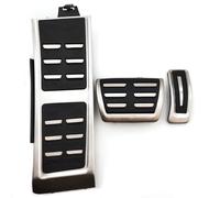 Copripedali Auto Per A8 D4 2010 2011 2012 2013 2014 2015 2016 2017 AT MT Pedali Auto Freno A Gas Nessuna Perforazione Resto Pedale Accessori Di Copertura Pedaliera Auto(C- 3 pcs)