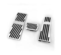 copripedali auto Per Mazda 3 BP Per CX30 Per CX50 Per CX60 Per MX30 Per MX-30 2019-2024 Poggiapiedi Per Auto Acceleratore Freno Pedale Copertura Accessori Frizione(AT 3pcs Silver)