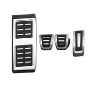 Copripedali Auto Per Polo 2017-2022 Di Protezione Pedale Freno Automatico Gas In Acciaio Inossidabile Copertura Pedali Dell'auto Con Guida A Sinistra pedali auto(MT With Rest)