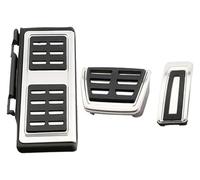 copripedali auto Per VW Per Passat B8 B9 Per Limited Per Edition Per Variant Per VIII 2015-2023 Copripedali In Acciaio Inossidabile Pedali Del Freno Dell'acceleratore(3Pcs AT With Rest)