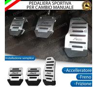 COPRIPEDALI COPRI PEDALI PEDALIERA SPORTIVA CAMBIO MANUALE PER DACIA DUSTER MK1