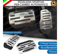 COPRIPEDALI COPRI PEDALIERA SPORTIVA CAMBIO AUTOMATICO FIAT 500 DAL 2007 IN POI