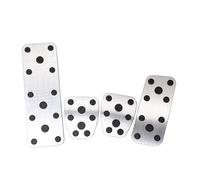 Copripedali Freno E Acceleratore In Alluminio Senza Foratura Per Subaru Per Forester 2006 2007 2008-2018 impostare le parti(MT 4pcs 5)