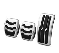 Copripedali Freno E Frizione Per Ford Per La Messa A Fuoco MK2 MK3 MK4 RS ST 2005-2023 Per Kuga Per Fuga 2009-2020 Auto Pedale Gas Pedali Del Freno Copertura(4Pcs MT with rest)