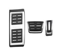 copripedali manuali Per Passat B8 Per Golf 7 Per Tiguan 2017-2022 Auto Pedali Accessori Pedale Carburante Freno Frizione Copertura Auto Poggiapiedi copertura(AT with Rest-A)