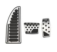 Copripedali per Auto per Jeep Compass MP 2017-2022 Copripedali Antiscivolo in Acciaio Inossidabile per Freni a Gas per Auto