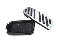 Copripedali Per Chevrolet Per Impala 2014-2020 Pedali Auto Acceleratore Freno Copertura Pedale Antiscivolo Set Pedali Poggiapiedi(D'argento)