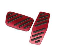 Copripedali Per Chevrolet Per Impala 2014-2020 Pedali Auto Acceleratore Freno Copertura Pedale Antiscivolo Set Pedali Poggiapiedi(Red)