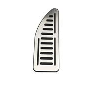Copripedali Per Escape Per S-Max Per C-Max Per Jeep Per Compass 17-20 Pedana Poggiapiedi Pedaliera Piastra Copripedali Auto Pedale Freno Frizione(Silver)