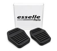 Copripedali per Ford Transit Connect Cambio Manuale, Set Pedaliera in Gomma Antiscivolo, Copri Pedali Freno e Frizione ad Incastro Plug & Play, Resistenti all'Usura, Nero