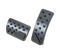 Copripedali Per Jeep 2011-2021 Per Grand Car Accessori 2 pezzi Protezioni per pedali acceleratore freno auto in gomma antiscivolo Pedale Freno Frizione(Black)