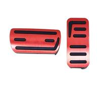 Copripedali Per NWGN Per JH1 Per JF2 Per JF3 Per JH4 2014~2022 Pedali Dell'acceleratore E Del Freno Antiscivolo In Acciaio Inossidabile Per Auto Pedale Freno Frizione(Red)
