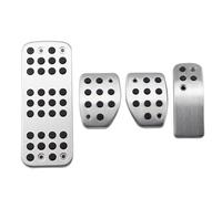 Copripedali Per Peugeot 2008 Accessori Per La Modifica Degli Interni Dell'auto Pedale Acceleratore A Vite Antiscivolo Pedale Freno Frizione(MT 4PCS)