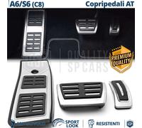 COPRIPEDALI Sportivi per AUDI A6 C8 Allroad AUTOMATICO Pedaliere Antiscivolo