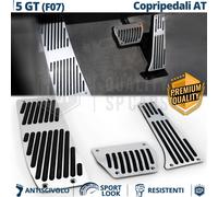 COPRIPEDALI Sportivi per BMW Serie 5 GT F07 AUTOMATICO Pedaliera Alluminio Gomma
