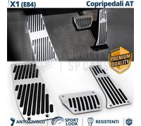 COPRIPEDALI Sportivi per BMW X1 E84 AUTOMATICO Pedaliera in Alluminio e Gomma