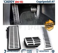 COPRIPEDALI Sportivi per VW Caddy 3 03-15 Cambio AUTOMATICO Pedaliera Alluminio