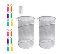 Copripiante PopUp Riutilizzabile 2 Pezzi con 8 Spilli e 12 Etichette per Giardin