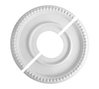 Copripiastra Per Plafoniera | Coperture per Luci del Soffitto Rotonde | Pannello Rotondo Diametro Interno 10cm Esterno 31.5cm per Impianti Sotterranei Scuole Sale Teatro Idraulica Fori Parete