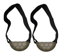 Copripiedi delle scarpe: copriscarpe antiscivolo, protezioni per punta in nylon, copristivali impermeabili per bambini, guardie antiscivolo, Grigio, Consulte la descripción
