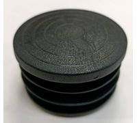 COPRIPILASTRO IN PLASTICA NERO TONDO Ø 50MM