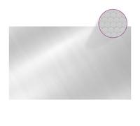 Copripiscina Rettangolare 1000x600 cm in PE Argento