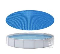 Copripiscina Telone Rotondo Resistente Riutilizzabile | Film Termico Copertura Piscina per Esterno Giardino Prato Patio Sentiero Fattoria Spiaggia ed