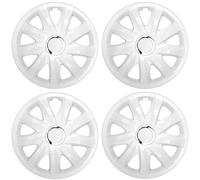 NRM Copricerchi Universali Drift Bianco 13", Set 4 Pezzi