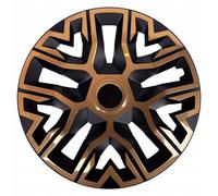 Copripiti universali 15"" NRM The Best Bicolor rame-nero 4 pezzi