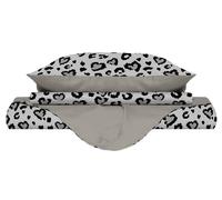 Copripiumino 1 Piazza e Mezzo con Federe Stampato in Microfibra Ingrid