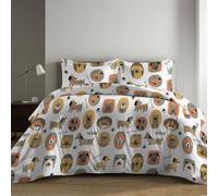 COPRIPIUMINO 100% COTONE CANI MATRIMONIALE CON PATELLA MADE IN ITALY