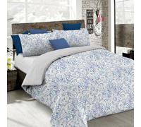 Set Copripiumino Fantasy, Lavorato in Italia - Parure Copri Piumino - Sacco Piumone 250x200 cm con Patella e Federe Cuscino, Matrimoniale, Ornato Tex