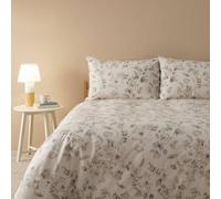 Copripiumino con federe in percalle matrimoniale Zucchi Dalia beige
