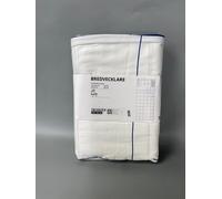 Copripiumino e 1 federa IKEA BREDVECKLARE bianco blu check 150x200 cm NUOVO
