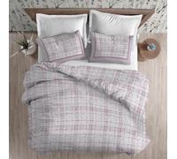 COPRIPIUMINO FLANELLA TORINO QUADRI BLU SUPER EUROPA SINGOLO MADE ITALY