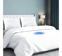 Copripiumino impermeabile, protetto da cotone, traspirante e impermeabile cerniera waterproof duvet protector - lavabile, adatto per adulti, neonati, individui e animali domestici. (Blanc,140*200cm)