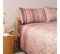 Bassetti Granfoulard Completo Letto Copripiumino Matrimoniale, Copripiumone Due Piazze in Percalle di Cotone, Sacco copri piumino Maxi, Lenzuolo Sotto con angoli, 2 Federe Hanbury P1