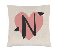 Copripiumino In Lino Lettera N A Cuore