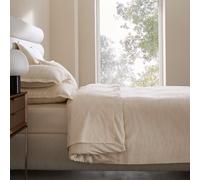 Copripiumino in raso di cotone 200 fili, GIACOMO Beige 240 x 220 cm