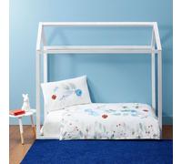 Copripiumino lettino sponde BASSETTI NELLA bianco cancelletto