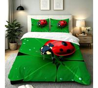 Copripiumino Matrimoniale Coccinella Rossa 240x220, ZW305
